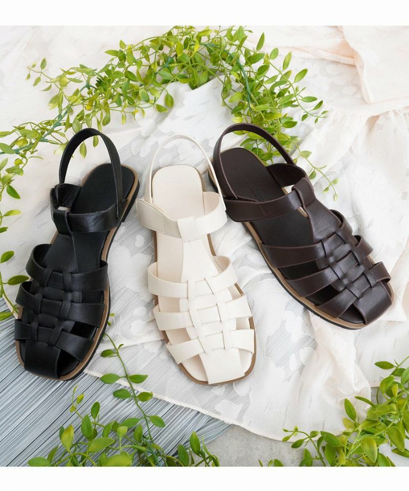 グルカバックバンドフラットサンダル/レディース/fabby fabby(ファビーファビー)/13094 | FABBY FABBY. 公式ショップサイト