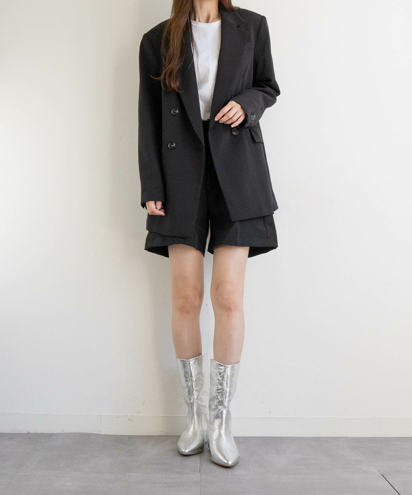 インヒールワイドシャフトミドルブーツ/レディース/fabby fabby