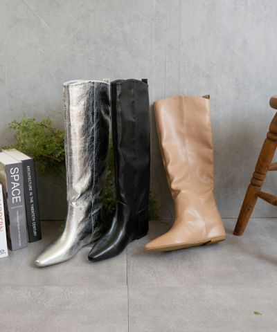 ポインテッド2wayカバーショートブーツ/レディース/fabby fabby