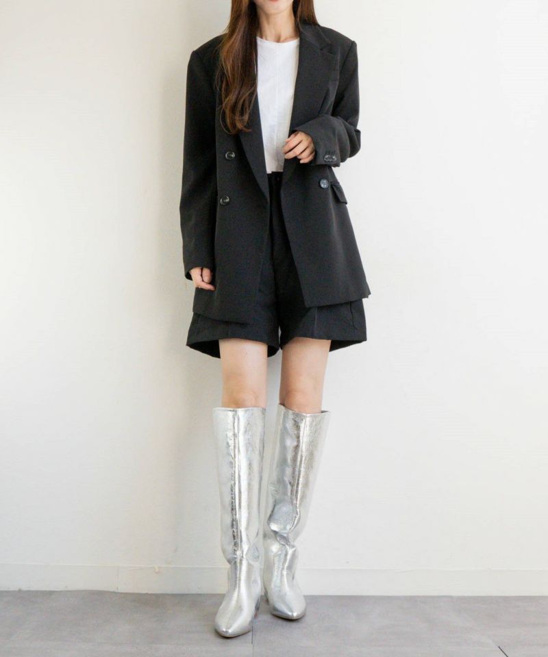 インヒールワイドシャフトロングブーツ/レディース/fabby fabby