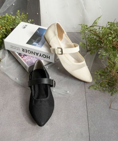 メッシュメリージェーンパンプス/レディース/fabby fabby