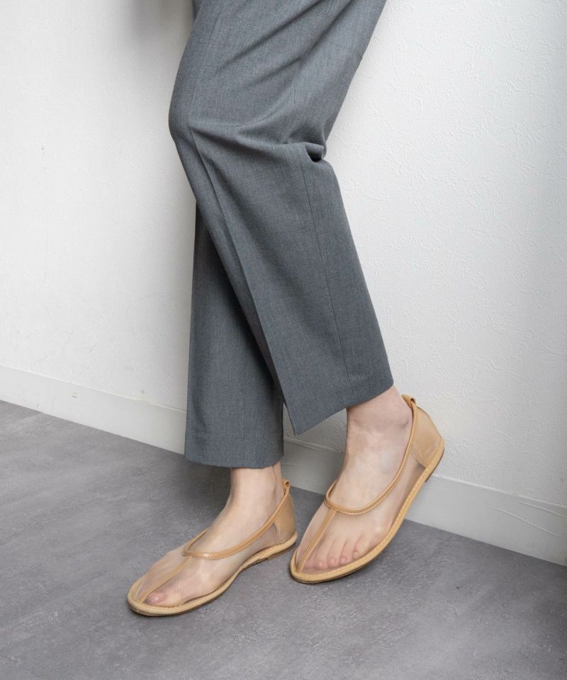 メッシュシアーフラットシューズ/レディース/fabby fabby