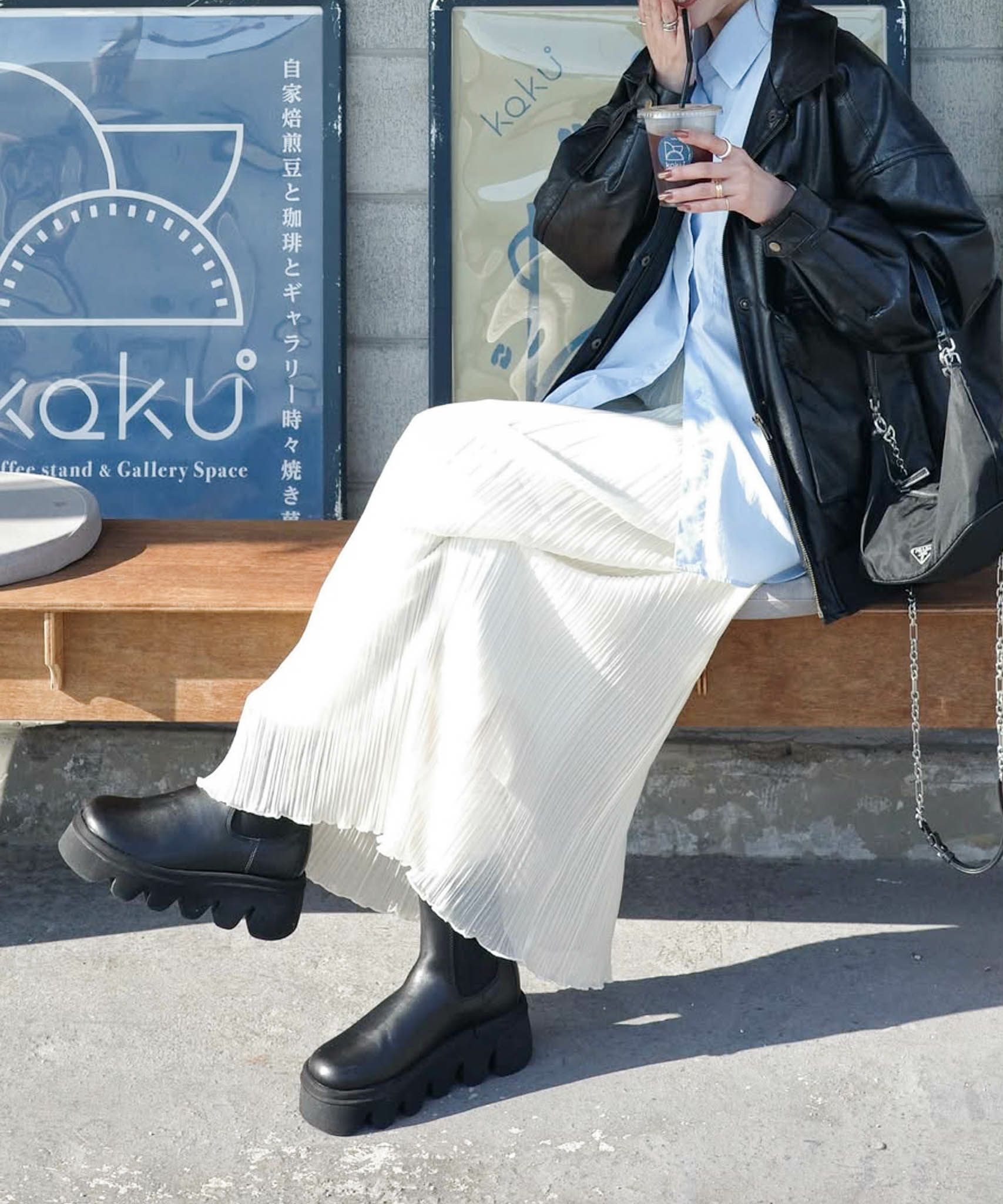 バルキーソールサイドゴアショートブーツ/レディース/fabby fabby